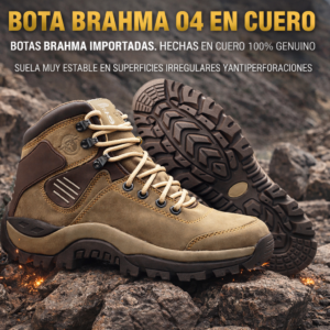 Bota Brahma  En Cuero